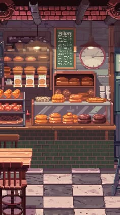 a bakery filled with lots of donuts and pastries