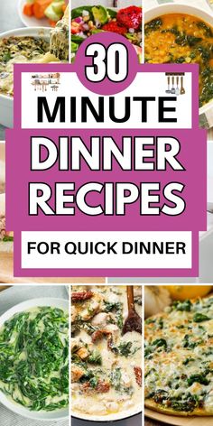 30 minute dinner recipes for quick dinner