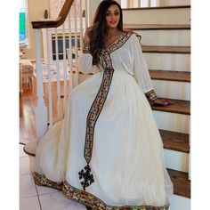 Simple Habesha Dress Ethiopian Traditional Dress Handwoven Habesha Libs Modern Habesha Kemis Eritrean Dress ሀበሻ ቀሚስ ሀበሻ ልብስ