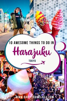 there are many things to do in happugu tokyo, including ice cream