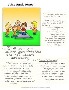 Doodle Through The Bible: Job 2 Girl Bible Study, Sermon Notes