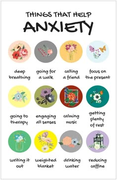 Great reminder for ways to cope with anxiety. Dealing With Overwhelming Emotions, Ways To Cope With Emotions, Coping Skill, Healthy Coping Skills, Mental Health Facts, Health Psychology, Mental Health Support, Good Mental Health