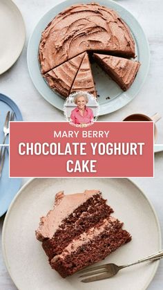 Mary Berry Chocolate Yoghurt Cake Chocolate Yoghurt Cake, Mary Berry Cake Recipes, Yoghurt Cake Recipe, Mary Berry Baking, Mary Berry Cakes, Berry Cakes, Rum Truffles, Passion Fruit Cake, Mary Berry Recipes