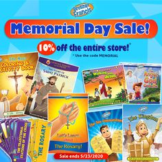 an advertisement for memorial day sale