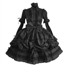 Silhouette:Ball Gown; Hemline / Train:Medium Length; Sleeve Length:Long Sleeve; Look After Me:Machine wash,Hand wash; Gender:Women's,Girls'; What's in the box:Dress; Types:Dress; Style:Punk,Vacation Dress,Plus Size,Gothic Lolita; Elasticity:Stretchy; Material:Cotton; Characters:Princess; Pattern:Solid Colored; Sleeve Type:Puff Balloon Sleeve; Special Size:Plus Size,Customized,Normal; Product Dimensions:50.030.05.0; Net Weight:0.6691; Listing Date:12/02/2011; Bust:; EU Size:null; UK Size:null; US Fluffy Sleeves, Black Ball Gown, Punk Dress, Gothic Dress, Layer Dress, Halloween Dress, One Piece Dress, Lolita Dress, Gothic Lolita