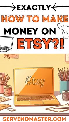 How to make money on Etsy Etsy Marketing Ideas, How To Sell On Etsy, Making Money On Etsy, Start An Etsy Shop, Digital Products To Sell, Etsy Stickers, Monogram Stickers, Etsy Marketing, What To Sell