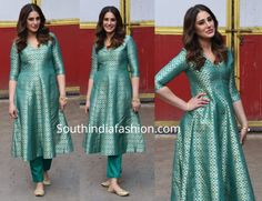 Brocade Kurta, Raw Silk Kurta, New Dress Pattern, Silk Kurti Designs, Raw Mango, Indian Designer Suits, Long Kurti Designs, Long Dress Design