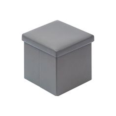 a small gray box sitting on top of a white floor