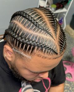 Braids for men Men 6 Braids Hairstyles, 2 Braids On Men, Men’s Braided Hair Styles, 4 Braids Men Hairstyle, Men 4 Braids, Plats Braids For Men Long Hair, 4 Men’s Braids, Easy Men Braids Hairstyles, Black Men’s Stitch Braids