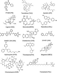 the structure and formulas of different types of benzolene in various forms, including