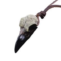 PRICES MAY VARY. AUTHENTIC RAVEN DESIGN 🦅 Capture the Norse spirit with this Viking necklace men & women, featuring a 2.3in replica of a raven skull, meticulously crafted for a realistic look. PREMIUM RESIN MATERIAL 💎 This skull necklace is made from high-quality resin, ensuring durability and a fine finish that resonates with the essence of Viking jewelry. ADJUSTABLE FOR COMFORT 🔗 Enjoy a perfect fit with an adjustable leather cord, ranging from 16in to 27in, making this necklace comfortable Viking Necklace Men, Viking Gifts, Raven Design, Raven Skull Necklace, Viking Costume, Vikings Gifts, Raven Skull, Viking Necklace, Necklace Men