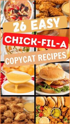 20 easy chicken - fil - a copycat recipes