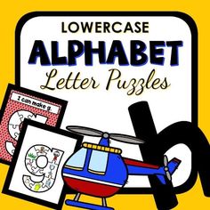 the lower case alphabet letter puzzles is shown