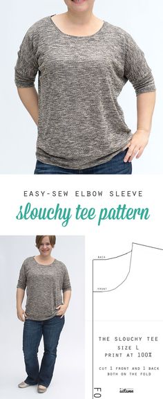 the sewing pattern is easy to sew, and it's great for beginners