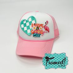 Looking for a stylish and unique accessory? Our light pink custom patch trucker hat is just what you need! This hat is designed to fit any head comfortably and add a touch of personalization to your outfit. Perfect for the wearing to your favorite weekend event! Custom Patch, Trendy Hat, Hat Patches, Hat Ideas, Custom Patches, Your Outfit, Accessories Unique, Need This, Trucker Hat