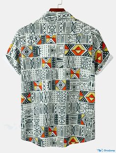 OrcaJump - Chemise pour Hommes Graphique Turndown Rainbow Casual quotidienne à manches courtes Vêtements Tropical Design My Father's Daughter, Mens Printed Shirts, Heavy Jacket, Heavy Coat, Holiday Tops, Tropical Design, Flutter Sleeve Dress, Perfect Jeans, Round Neck Tees