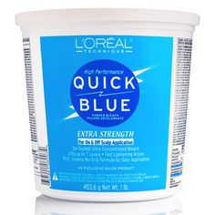 Quick Blue High Performance Powder Lightener L'Oreal Quick Blue High Performance Powder Lightener  |  16 oz. | Sally Beauty Hair Bleach, Bleaching Your Hair, Diy Hair Color, Sally Beauty, Hair St, Permanent Hair Color, Hair Breakage, Bleached Hair, Beach Baby