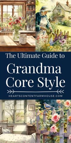 the ultimate guide to grandma's core style for painting and decorating your home