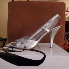 Silver Dress Sandal/Heel Shoes Color, Silver Dress, Nine West Shoes, Dress Sandals, Nine West, Shoes Women Heels, Sandals Heels, Shoes Heels, Women Shoes