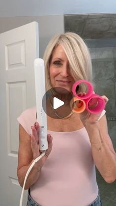 Beth Oliveri on Instagram: "Want a little extra volume with a slight wave , try adding in some curlers to your dry hair. It’s easy , just leave them in for about 10 minutes… the longer the better , take them out and you are good to go 😊

PRODUCTS USED:
Conair voluminous curls rollers 
@goldwellus perfect hold hairspray 4
@t3micro Single Pass Flat Iron 

REMEMBER… EMBRACE THE BEAUTY OF YOUR WRINKLES 🌻

# FILTERFREE" Using Hair Curlers, How To Use Big Rollers, Curling With Flat Iron Tutorial, Medium Hair Rollers, How To Curl Medium Length Hair Tutorial, Curling Tips For Medium Hair, Short Hair In Rollers, Using Hot Rollers On Medium Hair, Fast Ways To Curl Your Hair