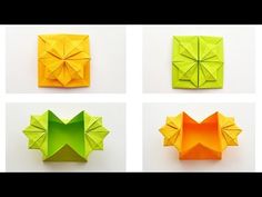 four different types of origami