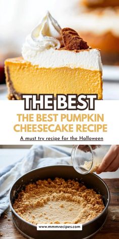 the best pumpkin cheesecake recipe