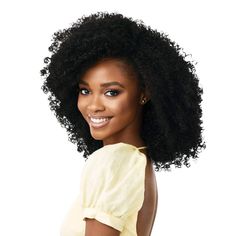 Outre Converti Cap Hair Wig BAHAMA MAMA (1B), #Ad #sponsored, Outre Wigs, Curly Color, Half Wig, Bahama Mama, Ponytail Wig, Half Wigs, Low Ponytail, Full Wigs, Cap Hair