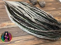 Set of Crochet Synthetic Double or Single Ended Dreads Dark Brown Silver Grey Forest Greeen Custom Dreadlocks Natural Boho Extensions - Etsy Dark Brown Braids, Green Dreads, Single Ended Dreads, Grey Forest, Natural Boho, Brown Silver, Beauty Book, Dark Brown