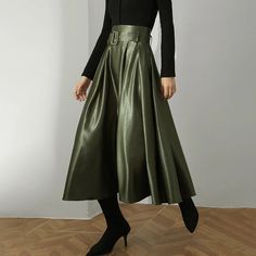 44494862713054|44494862745822 High Waist Non-stretch Solid Color Skirt, Elegant Spring Pleated Skirt With Belt, Elegant Pleated Skirt With Belt, Fall Knee-length Belted Skirt, Long Pleated Skirt In Solid Color For Party, Long Solid Color Pleated Skirt For Party, Chic Full Pleated Skirt In Solid Color, Solid Color Long Pleated Skirt For Party, Long Pleated Skirt For Party