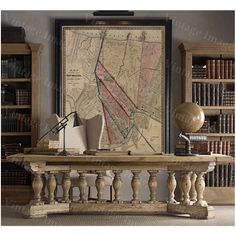 Orleans Map Vintage Louisiana Historic Restoration Style Map of Orleans Fine Art Print Large wall map Home office Image 1 Map Of New Orleans, Vintage Louisiana, Maps Design, New Orleans Map, Restoration Hardware Style, Map Room, Historic Restoration, Historic New England, Antique Restoration