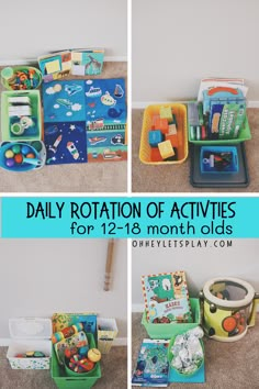 Activity Ideas for 12-18 Month-Olds — Oh Hey Let's Play Diy Bebe, Developmental Toys