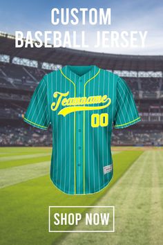 men's style, men's shirts and top,men's activewear,men's street style,men's summer outfit Baseball Jersey Outfit, Softball Outfits, Custom Baseball Jersey, Baseball Gifts, Jersey Outfit, Teal Yellow, Vintage Baseball, Teal And Gold, Street Outfit