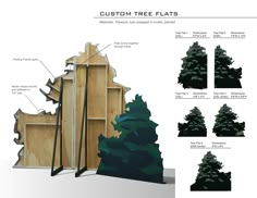 the instructions for how to make a tree that is taller than you are looking at