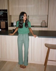 Printed Trousers Outfit, Whowhatwear Uk, Monikh Dale, Side Stripe Trousers, Striped Wide Leg Trousers, Trouser Outfit, Satin Trousers, Slip Skirts, Trends 2023