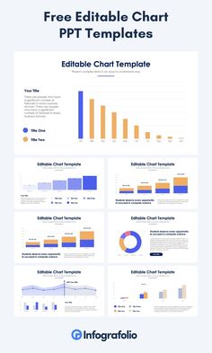 an info sheet with the text free editable chart ppt templates on it