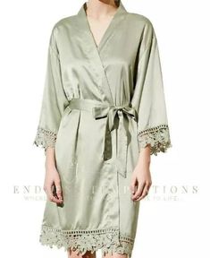 This listing is for 1 (one) Satin Lace Robe. Product Description: * 98% polyester/2% Spandex Sizing:  O/S - Fits size 0-14 (S/M/L) P/S - Fits size 14-20 (XL/XXL/XXXL) Youth S - Recommended for Ages 1-3 Youth M - Recommended for Ages 4-7 Youth L - Recommended for Ages 8-12 Washing instructions:  1. Always fold robe inside out before washing 2. Machine wash in cool water using mild detergent 3. Tumble dry on medium heat 4. Cool iron, if necessary ** We stand behind our products with a 100% guarant Satin Bridal Robe, Bride Pajama, Satin Bridesmaids Robes, Bridesmaid Satin, Bridal Party Outfit, Bridal Party Robes, Lace Bridesmaids, Bridal Robe, Silk Sleepwear