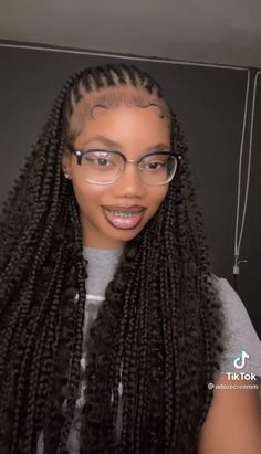 Pin by le'ah<33 on Natural curly hairstyles | African braids hairstyles, Sleek ponytail hairstyles, Protective hairstyles braids Cute Black Hairstyles Braids, Hairstyles Black Women Braided, Curly Hairstyles African, Hairstyles Sleek, Sleek Ponytail Hairstyles, Braids Hairstyles Pictures, Cute Box Braids Hairstyles