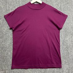 "Vintage Units top women's sz L mock neck plum wine jersey knit bodycon layer. Made in USA. Measurements below. Very good condition. 7 oz. Armpit to armpit: 20\" Shoulder to hem: 28\"" Vintage Christmas Stockings, Plum Wine, Base Layer Women, Bodycon Tops, Cute Stockings, Have A Lovely Weekend, Rash Guard Women, Top Women, New Vintage