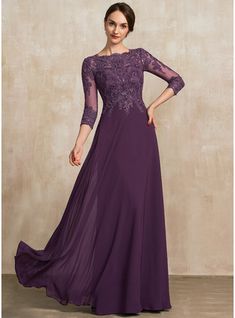 JJ's House Sequins Lace Chiffon Scoop Fall Spring Summer Winter A-line Plus General No Leg Slit Back Zip Sparkle & Shine Elegant Black Tie Grape Height:5.8ft（176cm） Bust:32in（82cm）Waist:24in（61cm）Hips:35in（89cm） No Floor-Length Purple Model Name:Sisi  Height:5.6ft（1. #JJ's House #Sequins #Lace #Chiffon #Scoop #Fall #Spring #Summer #Winter #Aline #Plus #General #NoLegSlit #BackZip #Sparkle&Shine #Elegant #BlackTie #Grape #No #FloorLength #Purple Bride Dress Lace, Chiffon Lace Dress, Lace Bride, 파티 드레스, Dress With Sequins, Bride Groom Dress, Chiffon Evening Dresses, Dresses Chiffon, Mother Of The Bride Dress