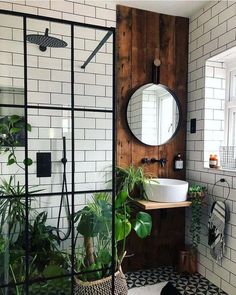 the instagram page shows an image of a bathroom