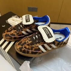 It Comes With The Original Packaging, No Wear And Tear, And Is 100% Authentic. Adidas Shoes Women Leopard, Adidas Cheetah Shoes, Mexico Shoes, Cute Converse Shoes, Adidas Brown, Cheetah Shoes, Cheetah Print Shoes, Cute Converse, Crocs Fashion