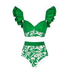 DETAILS Bikini swimsuit and sarong Removable pads Quick drying with sheen Cold gentle machine wash Fabric:82% polyester 18% spandex Lining Fabric:82% polyester 18% spandex Sarong/Skirt Fabric:100% polyester Product ID:ZHYSYP23061602 Green Swimsuit Bikinis, Edgy Glam, Sarong Skirt, Skirt Fabric, Sarong, Lining Fabric, Quick Dry, Mermaid, Spandex