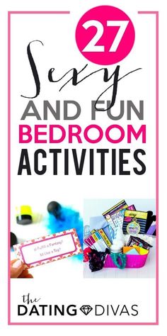 the text says 27 fun and fun bedroom activities