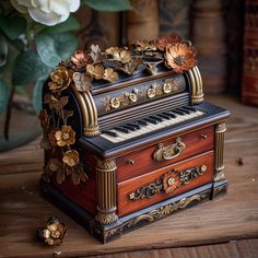 The timeless beauty of these handcrafted music boxes makes them the perfect gift for any occasion, from weddings and birthdays to holidays and anniversaries. Vintage French Music Box, Antique Music Box, Musical Box, Music Boxes, Graffiti Styles, Music Box, Timeless Beauty, Jewelry Box, Graffiti