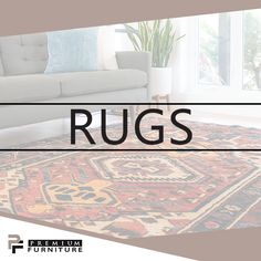 the rugs in this living room are all different colors and sizes, but there is no image to describe