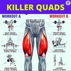 a poster showing how to do squats for the lower leg and upper leg muscles