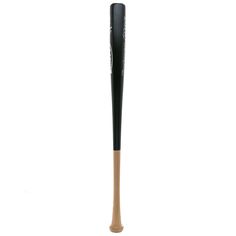 a baseball bat with a wooden handle on a white background