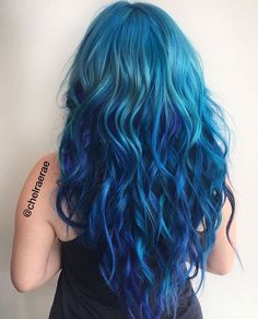 Arctic Fox blend Blonde Hair With Blue Highlights Teal, Blue And Teal Hair, Teal Hair Color Ideas, Blue Teal Hair, Teal Hair Dye, Teal Hair Color, Hair Dye Shades, Blonde Dye