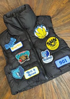 Create a custom puffer vest representing your favorite team or theme! Add things like team logos, phrases, local bars, mascots, the possibilities are endless!  *price may fluctuate based on personalization choices - message me before purchasing for exact pricing and customization options  *priced per patch (visit my instagram for examples) Custom Patch, Womens Jackets, Custom Patches, Nashville Tn, Puffer Vest, Favorite Team, Team Logo, Nashville, Puffer