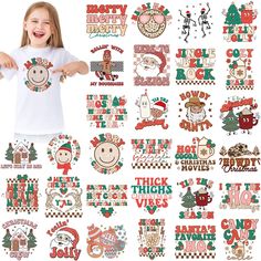 PRICES MAY VARY. Satisfy Your Decoration Needs: you will receive 30 pieces of Christmas iron on transfers, which are rich in quantity and various in styles, can well meet your decoration, sharing and replacement needs Easy to Use: the cute patches decals appliques are easy to apply, just use a heat transfer machine or household iron to iron the stickers against your bags or clothes at about 150 °C for 10-15 seconds, and tear off the protective film, then the cute patterns will be printed on your Christmas Iron On Transfers, Gingerbread Decorations, Retro Santa, Cute Patches, Christmas Patterns, Diy Decorations, Iron On Applique, Bag Cover, Sewing Trim